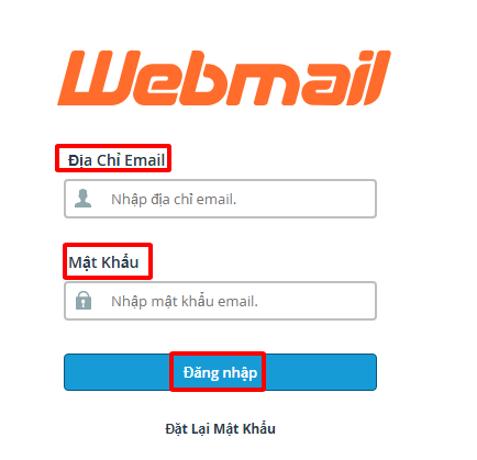 Đăng nhập Webmail qua URL
