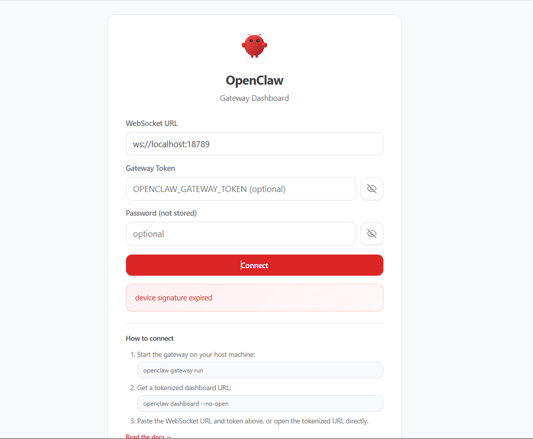 Hướng dẫn Cài Đặt OpenClaw bằng npm 4 Truy cập Control UI