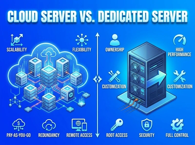 Cloud Server và Dedicated Server: Đừng Mua Trước Khi Đọc