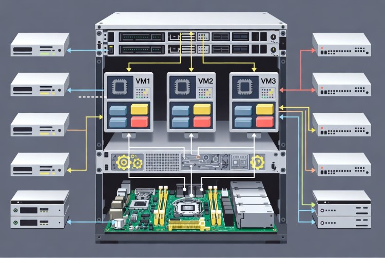 Sự khác biệt giữa Containers và Virtual Machines (A-Z) 2 Virtual Machine (VM)