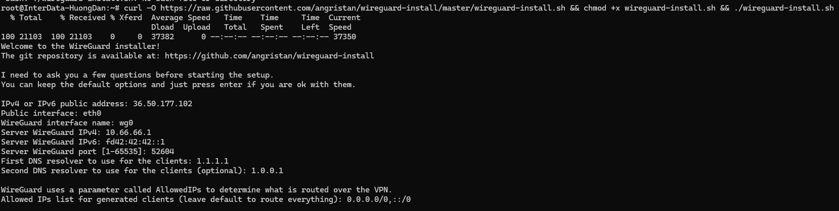 Cách tạo VPN trên VPS Đơn Giản, Nhanh Chóng & Bảo Mật 2 Cấu hình WireGuard