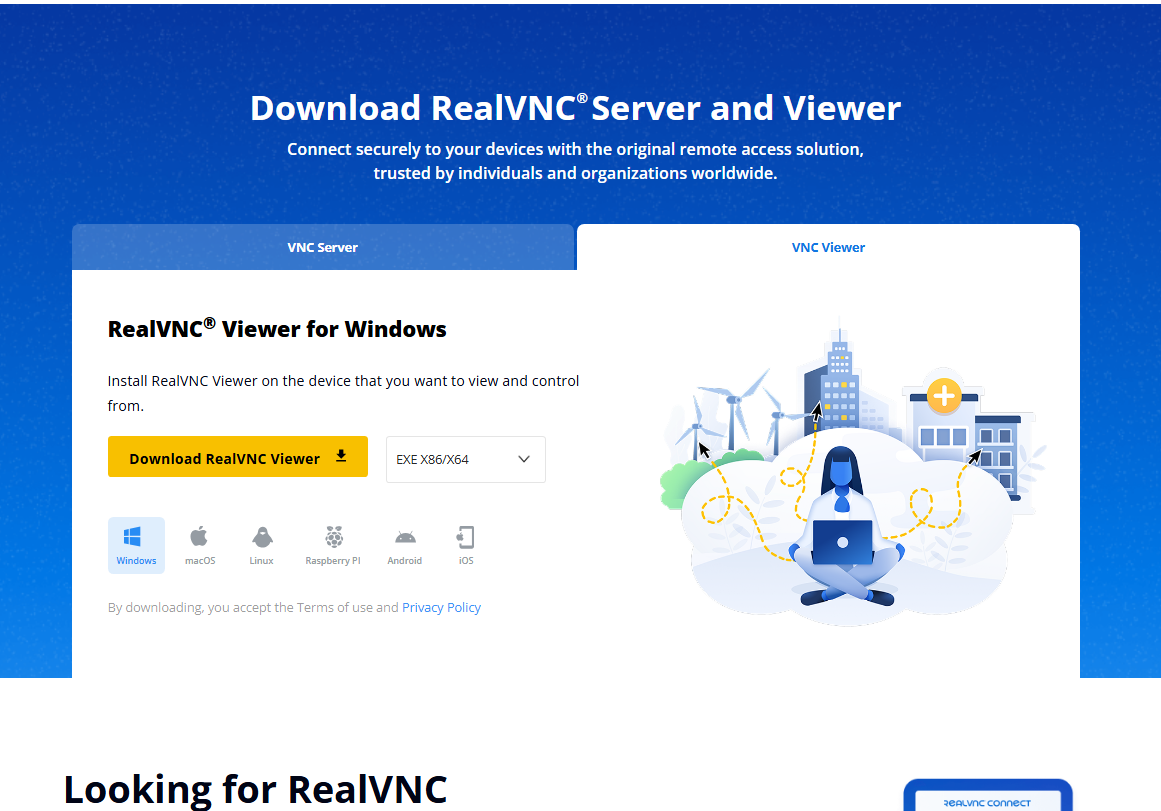 Trang chủ RealVNC