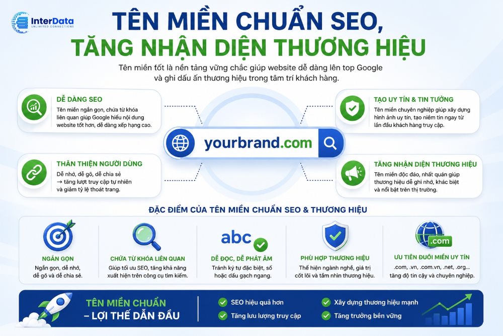 Domain Là Gì? Bí Quyết Chọn Mua Tên Miền Chuẩn SEO 3 Bí quyết chọn tên miền chuẩn SEO, tăng nhận diện thương hiệu