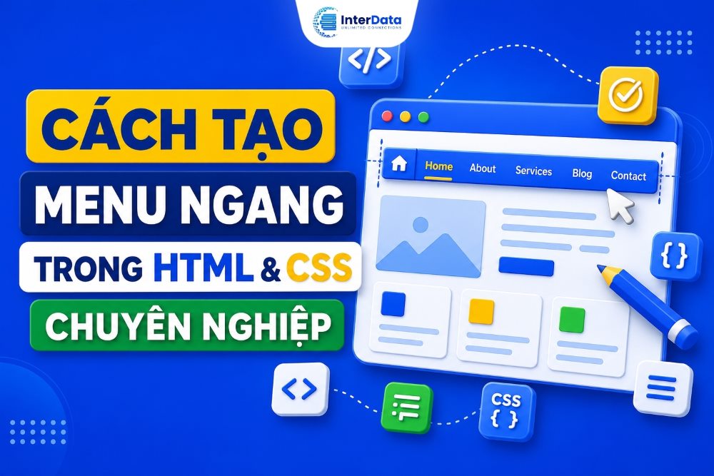 Cách Tạo Menu Ngang Trong HTML & CSS Chuyên Nghiệp