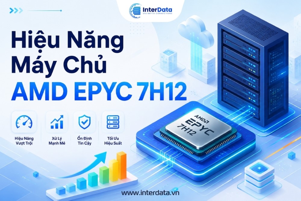 Hiệu Năng Máy Chủ AMD EPYC 7H12 Tại InterData