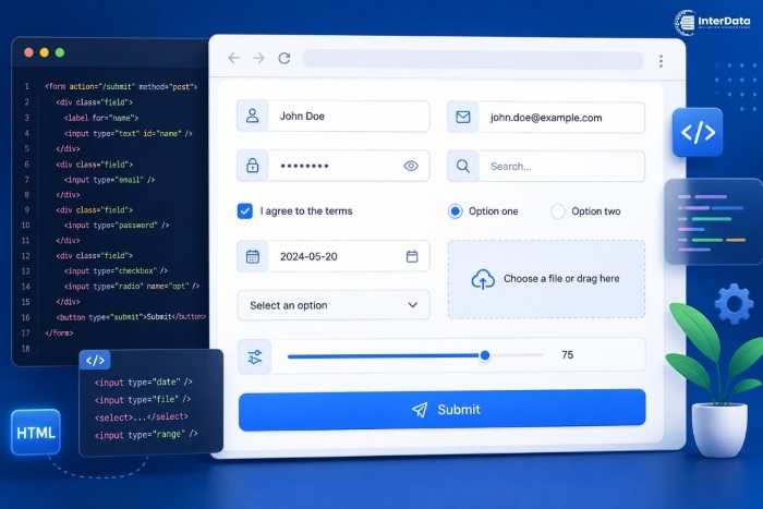 Thẻ Input Trong HTML: Tổng Hợp Type Và Ví Dụ Form Đẹp 1 Thẻ Input Trong HTML