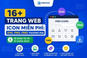 15 Trang Web Icon Miễn Phí: SVG, PNG, Free Thương Mại