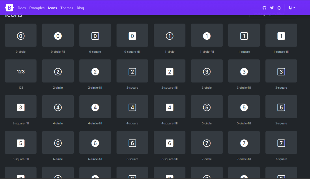 Bootstrap Icons