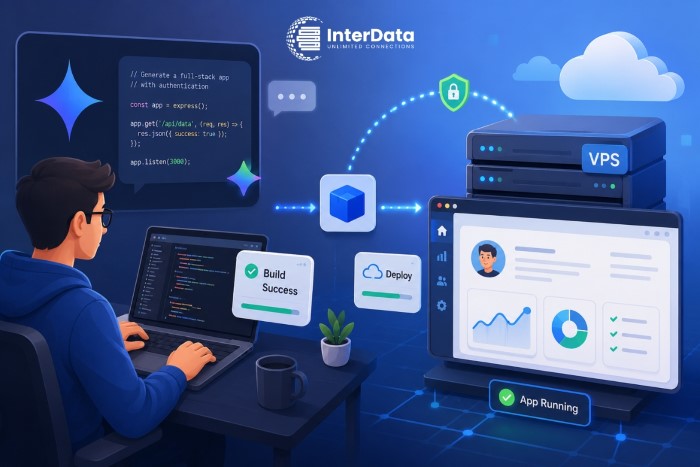 Cách Vibe Code Bằng Gemini: Từ Prompt Đến Deploy Thành Công 5 Deploy App Vibe Code Bằng Gemini Lên VPS