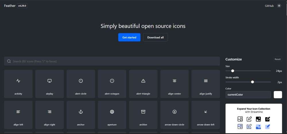Feather Icons