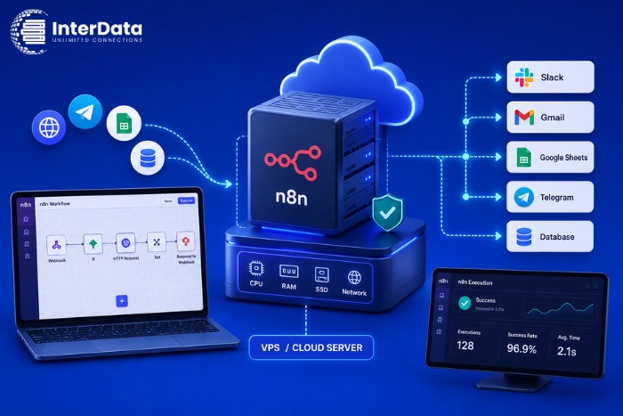 Workflow Tự Động Tạo Video Trend TikTok, Instagram Với n8n, Claude & Seedance 2.0 4 Tự host n8n trên máy chủ ảo riêng