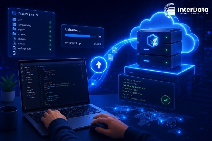 Upload source code lên máy chủ ảo