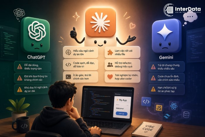 Hướng Dẫn Vibe Code Bằng Claude: Quy Trình, Công Cụ Và Cách Chạy Ổn Định 2 Vì Sao Chọn Claude Để Vibe Code Thay Vì ChatGPT Hay Gemini