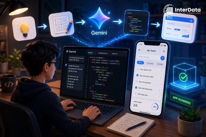 Cách Vibe Code Bằng Gemini: Từ Prompt Đến Deploy Thành Công 3 Vibe Code Bằng Gemini Từ Ý Tưởng Đến App Chạy Thật