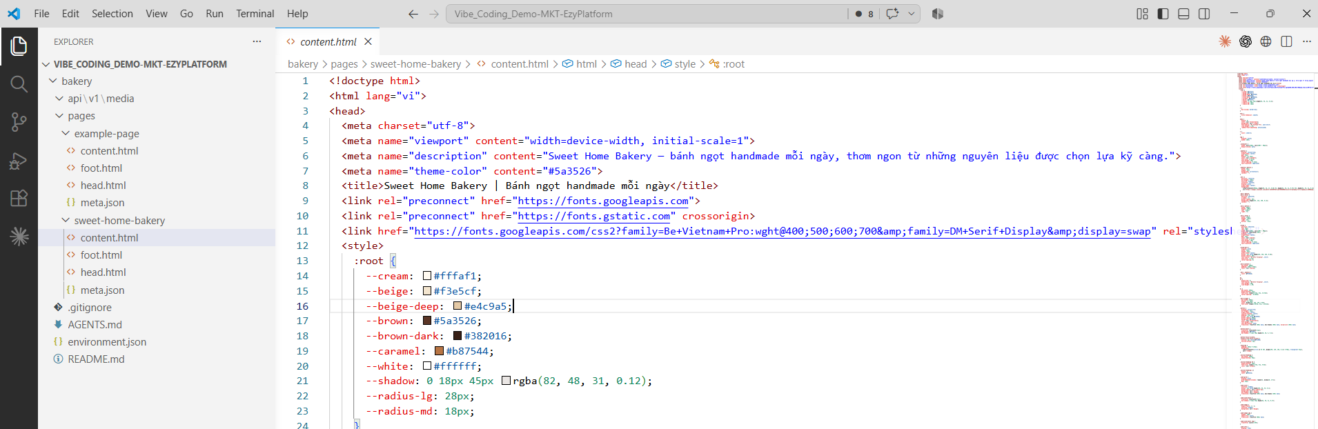 Vibe Coding với EzyPlatform