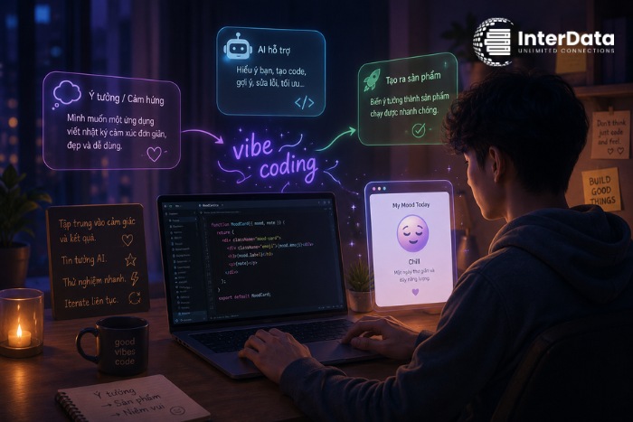 Vibe Coding Là Gì? Cách Hoạt Động, Công Cụ, Ưu Nhược Điểm Và Cách Bắt Đầu 1 Vibe coding là gì