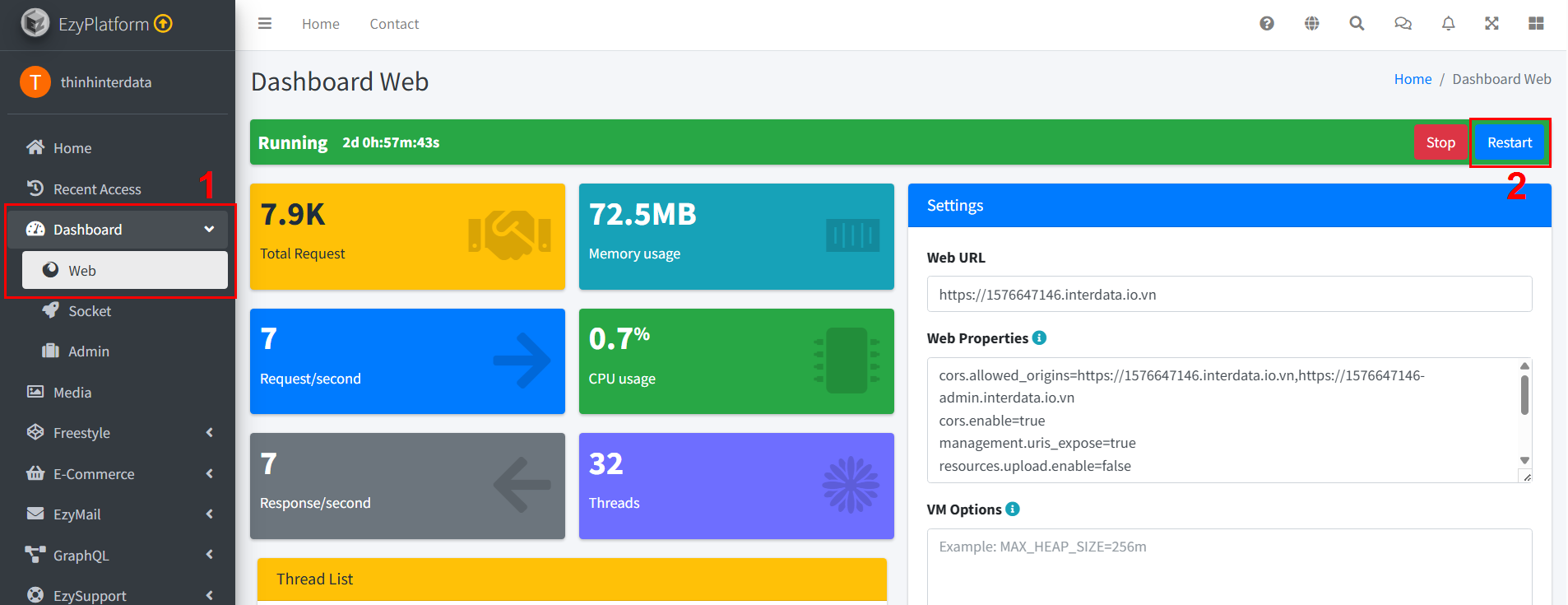 Cấu hình packages_to_scan trên admin EzyPlatform 2