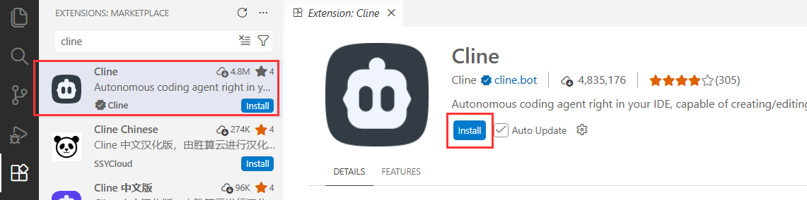 Hướng dẫn cài đặt Cline extension trên VS Code