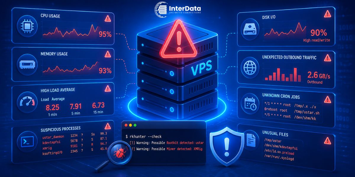 Hướng Dẫn Kiểm Tra & Loại Bỏ Rootkit Ustar và Cryptominer Monero Qua Tor 1 dấu hiệu nhận biết VPS đã bị nhiễm rootkit ustar và cryptominer