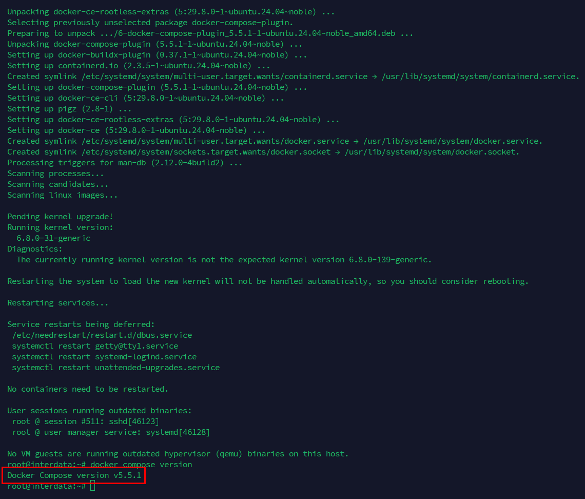 Hướng Dẫn Cài Đặt Và Sử Dụng Immich Trên Ubuntu Bằng Docker Compose 2 Cài đặt Docker compose