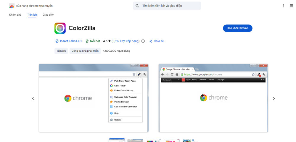 Extension ColorZilla