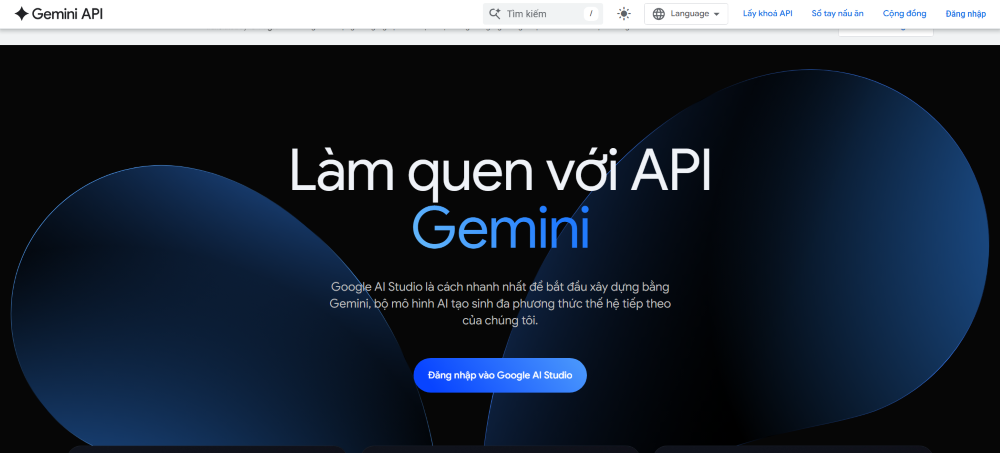 Tổng Hợp 17+ API Miễn Phí Đủ Mọi Lĩnh Vực Từ AI, Thời tiết, Crypto đến Dịch thuật 6 Google AI Studio (Gemini) API