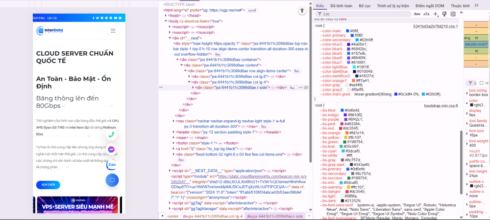 Lấy mã màu bằng Chrome DevTools