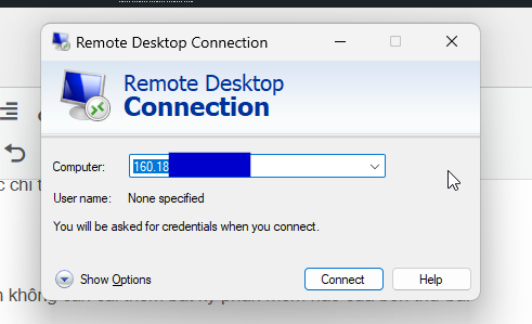 Hướng Dẫn Cài Đặt Và Sử Dụng Ubuntu Desktop Trên VPS/Cloud Server 4 Mở remote desktop connection