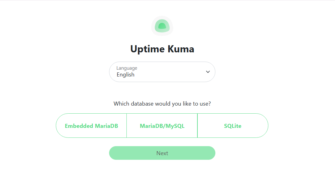 Truy cập Uptime Kuma