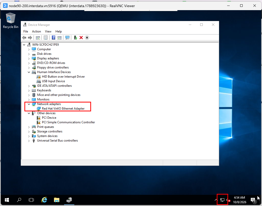 Hướng Dẫn Cách Thêm File ISO Lên VPS - Tạo ISO URL Trực Tiếp 31 Update driver mạng 3