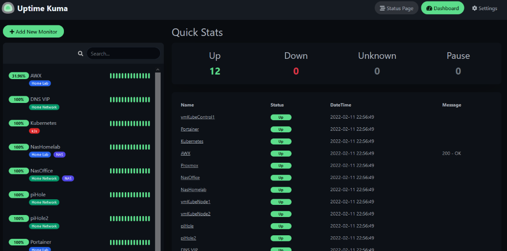 Uptime Kuma