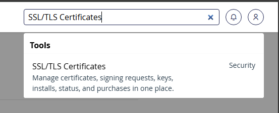 Hướng dẫn cài đặt SSL/TLS Certificates trên cPanel từ A-Z mới nhất 1 Chọn SSL TLS Certificates