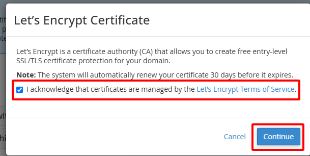 Hướng dẫn cài đặt SSL/TLS Certificates trên cPanel từ A-Z mới nhất 4 đồng ý với điều khoản dịch vụ